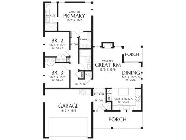 Floor Plan, 034H-0385