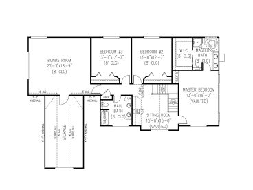 2nd Floor Plan, 044H-0038