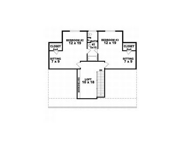 2nd Floor Plan, 006H-0055