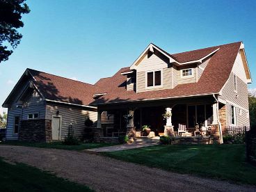 Country Craftsman Home, 023H-0123