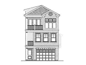 Three-Story House Plan, 058H-0097