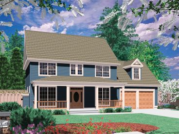 Two-Story House Plan, 034H-0316
