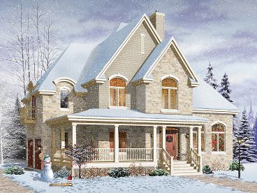 Two-Story Home Design, 027H-0197