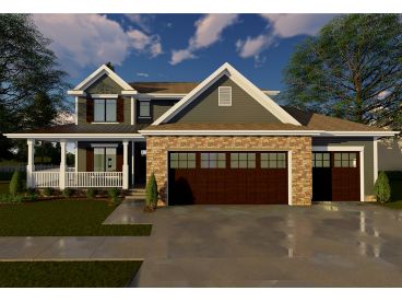 Two-Story House Plan, 050H-0114