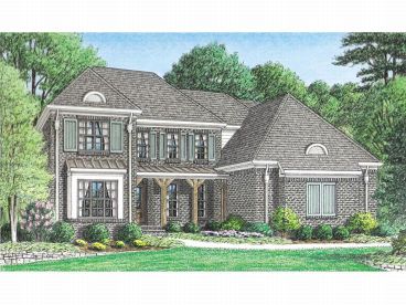 Two-Story House Design, 011H-0033