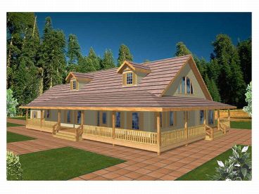 Country House Plan, 012H-0008