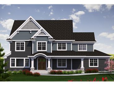 Two-Story House Plan, 020H-0383