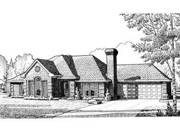 Traditional House Plan, 054H-0007