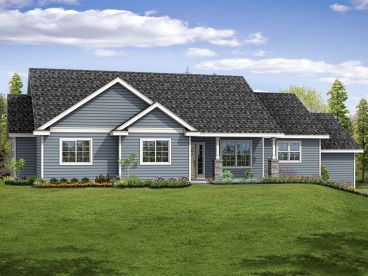 Small Ranch House Plan, 051H-0261