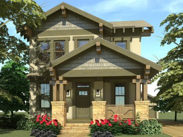 Craftsman House Plan, 052H-0102