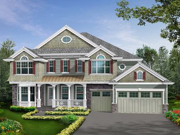 Two-Story House Plan, 035H-0089