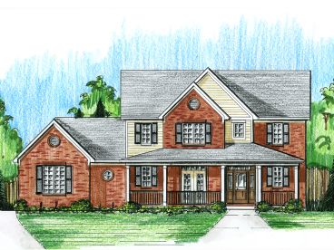 Two-Story House Plan, 046H-0071