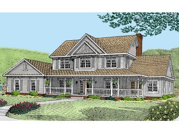 Country Home Plan, 044H-0032