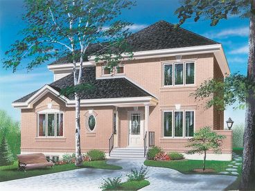 Two-Story House Design, 027H-0149