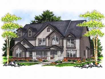 Two-Story Home Design, 020H-0112
