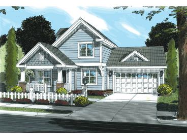 Small Craftsman House, 059H-0021