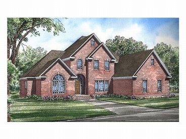 Two-Story House Plan, 025H-0071