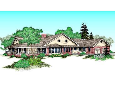 Country Home Plan, 013H-0018