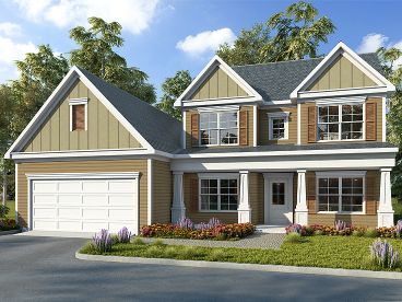 Two-Story House Plan, 019H-0196