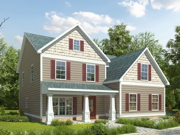 Two-Story Home Design, 019H-0171