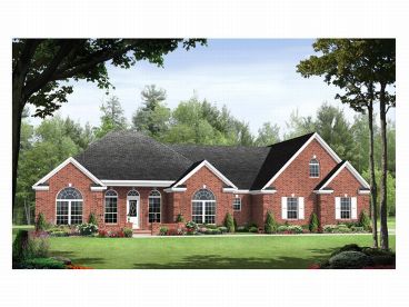 Traditional Home Plan, 001H-0073