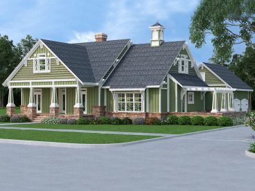 Two-Story House Plan, 021H-0262