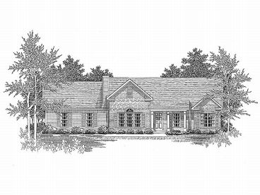 One-Story Home Plan, 019H-0019