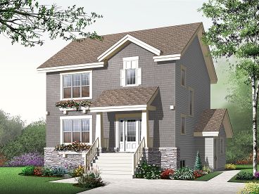Two-Story House Plan, 027H-0219