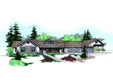 One-Story House Plan, 013H-0016