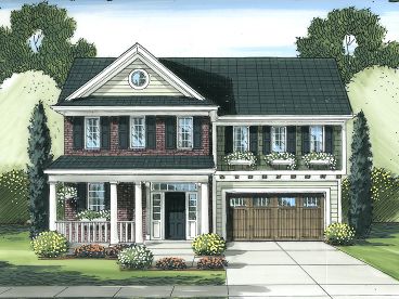 Two-Story House Plan, 046H-0050