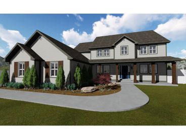 Two-Story Home Plan, 065H-0001