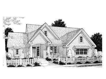 Traditional House Plan, 059H-0068