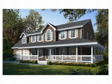 Country Home Plan, 018H-0014