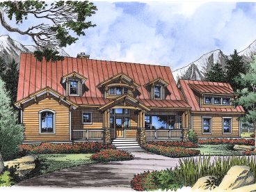 Country Craftsman Home, 043H-0248