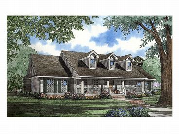 Country Home Plan, 025H-0127