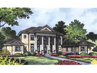 Southern Luxury Home, 043H-0221