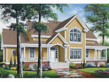 Country Home Plan, 027H-0017