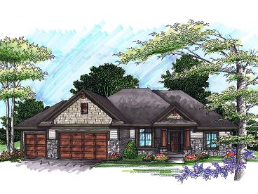 Ranch Home Design, 020H-0241