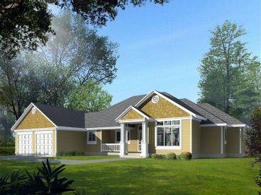 One-Story House Plan, 026H-0069