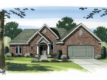 Traditional House Design, 050H-0030