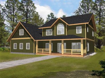 Country Home Plan, 012H-0054