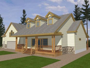 Country Home Plan, 012H-0081