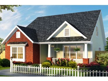 Narrow Lot House Plan, 059H-0212