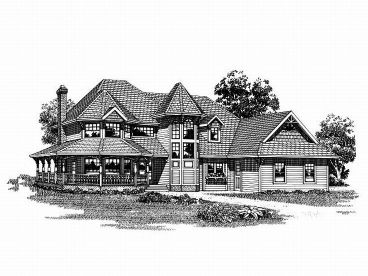 Victorian House Design, 032H-0044