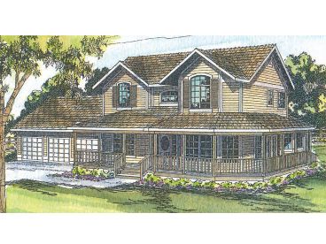 Country Home Plan, 051H-0009