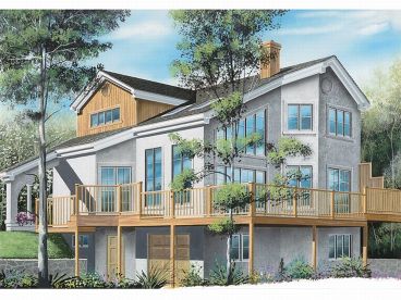 Home Plan, Right/Rear, 027H-0144