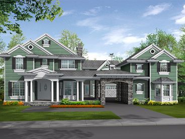 Luxury House Plan, 035H-0091
