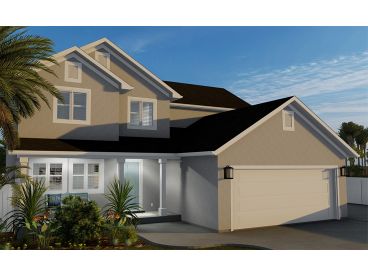 Sunbelt House Plan, 065H-0076