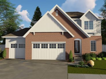 Two-Story House Plan, 050H-0105