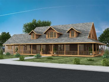 Country Home Plan, 012H-0076